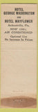 Matchbook Cover - Kloeppel Hotels Jacksonville FL West Palm Beach