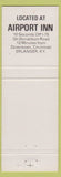 Matchbook Cover - Nora Dempsey's Branding Iron Steak House Erlanger KY