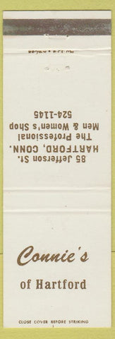 Matchbook Cover - Connie's of Hartford CT clothes