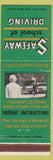 Matchbook Cover - Safeway School of Driving CA CHAIN