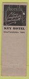 Matchbook Cover - Hotel Key Chattanooga TN