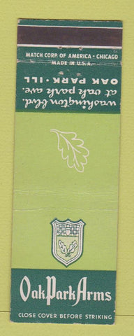 Matchbook Cover - Oak Park Arms Oak Park IL Chicago