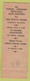 Matchbook Cover - Oak Park Arms Oak Park IL Chicago