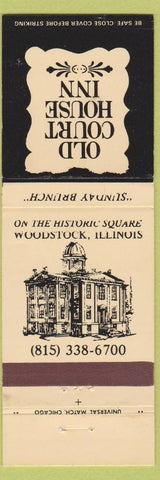 Matchbook Cover - Old Court House Inn Woodstock IL