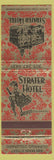 Matchbook Cover - Strater Hotel Durango Colorado girlie