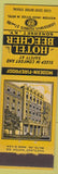 Matchbook Cover - Hotel Beecher Somerset KY
