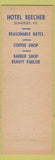Matchbook Cover - Hotel Beecher Somerset KY