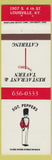 Matchbook Cover - Sargent Peppers Restaurant Tavern Louisville KY
