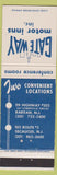 Matchbook Cover - Gate Way Motor Ins Raritan NJ Secaucus WEAR