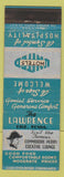 Matchbook Cover - The Lawrence Hotel Erie PA