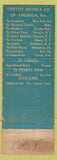 Matchbook Cover - The Lawrence Hotel Erie PA
