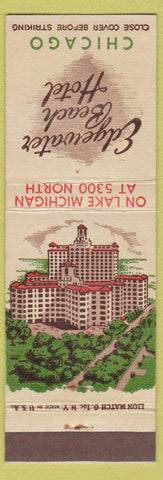 Matchbook Cover - Edgewater Beach Hotel Chicago IL WEAR