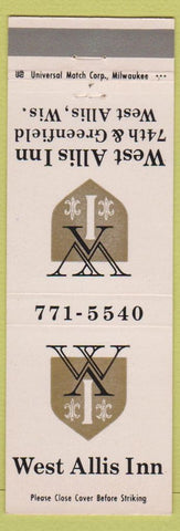 Matchbook Cover - West Allis Inn WI