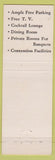 Matchbook Cover - West Allis Inn WI