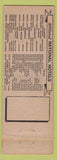 Matchbook Cover - Hotel Paxton Omaha NE