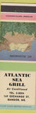 Matchbook Cover - Atlantic Sea Grill Bangor ME