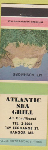Matchbook Cover - Atlantic Sea Grill Bangor ME