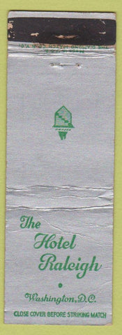 Matchbook Cover - Hotel Raleigh Washington DC WORN