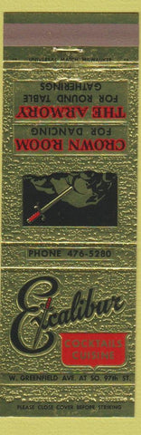 Matchbook Cover - Excalibur Restaurant West Allis? WI