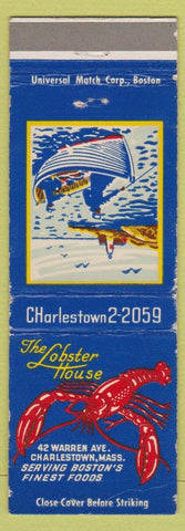 Matchbook Cover - The Lobster House Charlestown MA