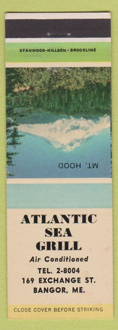 Matchbook Cover - Atlantic Sea Grill Bangor ME