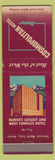 Matchbook Cover - Cosmopolitan Hotel Denver Colorado