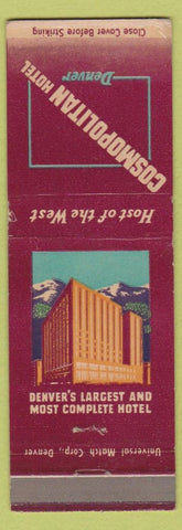 Matchbook Cover - Cosmopolitan Hotel Denver Colorado