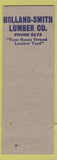 Matchbook Cover - Chuck Wagon Cafe Cheyenne WY Setter dog Holland Smith Lumber