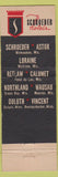 Matchbook Cover - Hotel Astor Milwaukee WI
