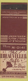Matchbook Cover - Deauville Cafe San Diego CA