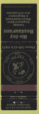 Matchbook Cover - Nu Joy Restaurant Kentland IN
