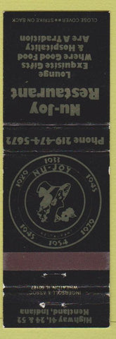 Matchbook Cover - Nu Joy Restaurant Kentland IN