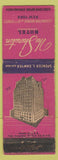 Matchbook Cover - Sheraton Hotel New York City WEAR