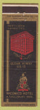 Matchbook Cover - Wicomico Hotel Salisbury MD