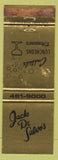 Matchbook Cover - Jack De Salvo's Restaurant Milwaukee? WI