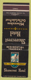 Matchbook Cover - Shorcrest Hotel Milwaukee WI
