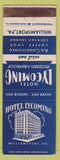 Matchbook Cover - Hotel Lycoming Williamsport PA