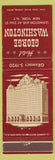 Matchbook Cover - Hotel George Washington New York City