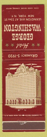 Matchbook Cover - Hotel George Washington New York City