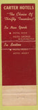 Matchbook Cover - Hotel George Washington New York City