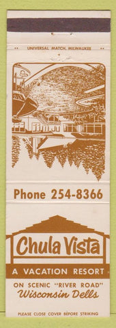 Matchbook Cover - Chula Vista Resort Wisconsin Dells WI