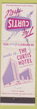 Matchbook Cover - Curtis Hotel Minneapolis MN