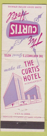 Matchbook Cover - Curtis Hotel Minneapolis MN