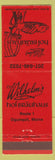 Matchbook Cover - Chef Wilhelm's Hof Brau Haus Ogunquit ME