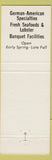 Matchbook Cover - Chef Wilhelm's Hof Brau Haus Ogunquit ME