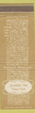 Matchbook Cover - Lavender Inn Restaurant Faribault MN