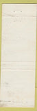 Matchbook Cover - Holiday House Restaurant Berea KY WEAR