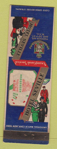 Matchbook Cover - Hotel Seville New York City