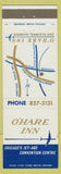 Matchbook Cover - O'Hare Inn Chicago IL Des Plaines