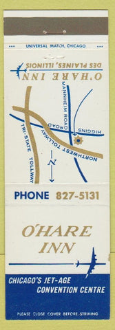 Matchbook Cover - O'Hare Inn Chicago IL Des Plaines